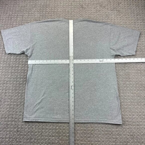 Hard Rock CAFE St. Marten Shirt Men Extra Large XL Gray Puff Print Logo T-Shirt - Picture 4 of 6